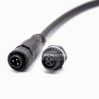 M12 Male Single-ended Cable Straight PVC/PUR Plastic
