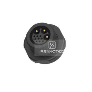 M19 Waterproof Circular Connector 3+9 Pin Male Socket 125V/30V 15A/2A Thread Socket