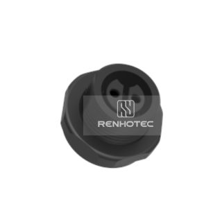 M19 Waterproof Circular Connector 2 Pin Female Socket 600V 20A Thread Socket