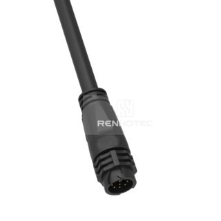 M19 Waterproof Connector 9 Pin Female Plug 60V 5A Self-Locking Rubber
