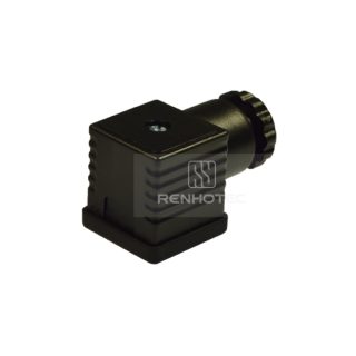 Type A Solenoid Valve Connector, 2+PE, No Protection Circuit, Faston contacts, PG11