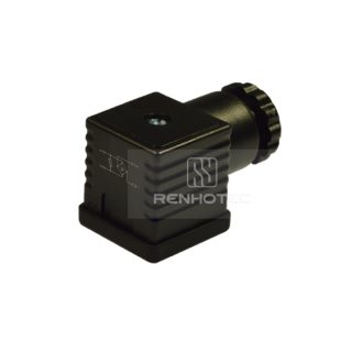 Type A Solenoid Valve Connector, 2+PE, With FullWave Bridge Rectifier + Varistor, Screw Terminal, PG11 230V AC