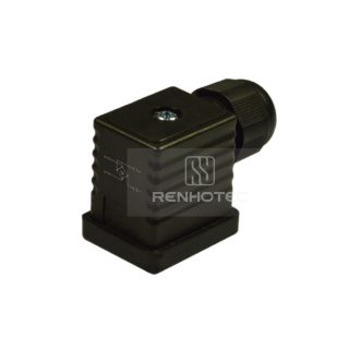 Type B Industrial Solenoid Valve Connector, 2+PE, With FullWave Bidge Rectifier, Screw Terminal, SKPG9 1230V AC