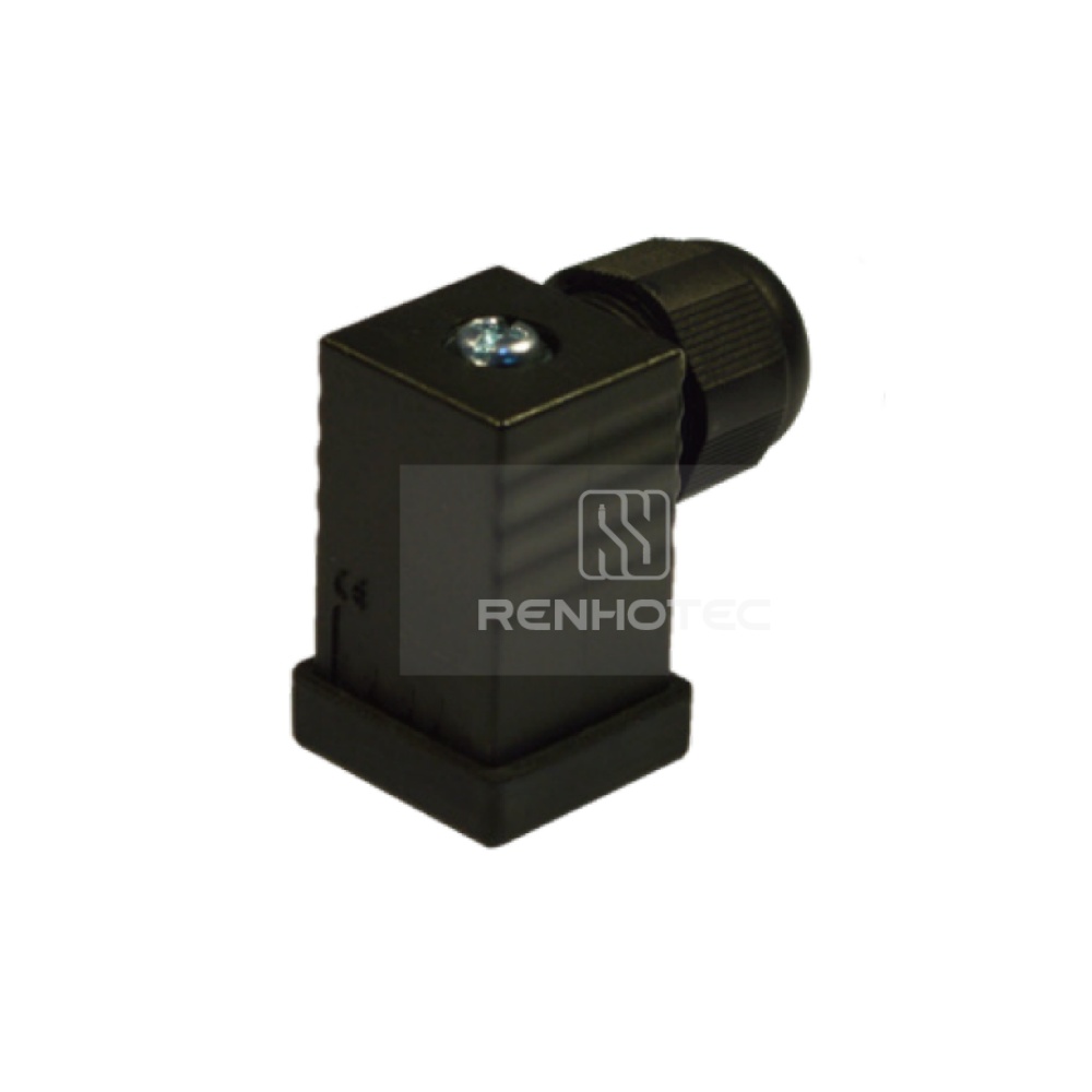 Type C Industrial Solenoid Valve Connector, 2+PE, No Protection Circuit, Screw Terminal, SKPG7
